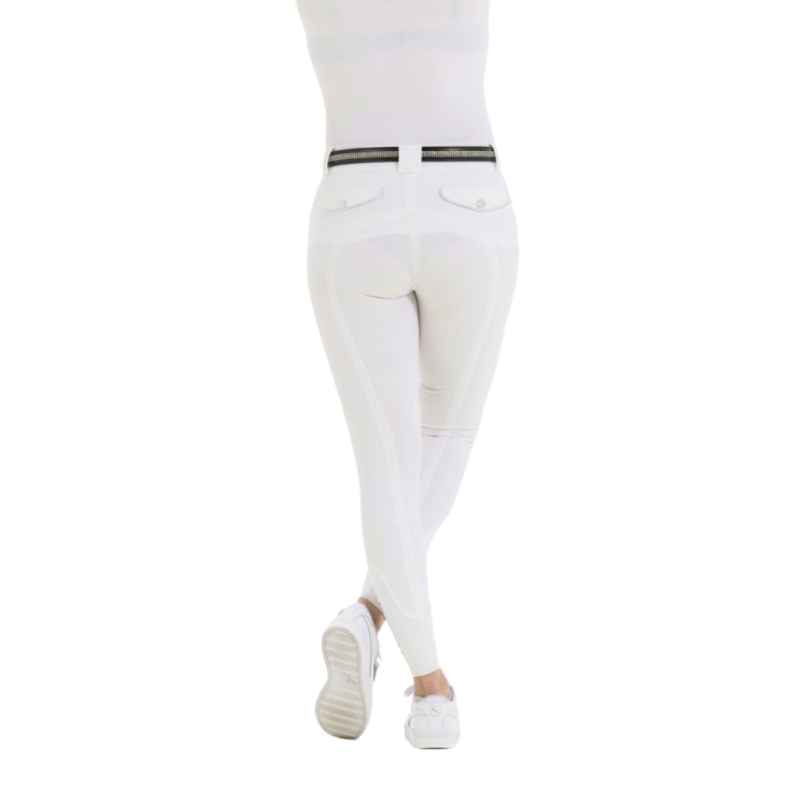 Equithème - Pantalon d'équitation femme Belinda blanc | - Ohlala