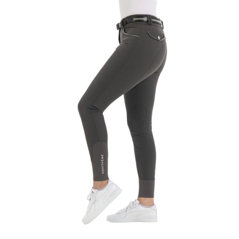 Equithème - Pantalon d'équitation femme Belinda anthracite | - Ohlala