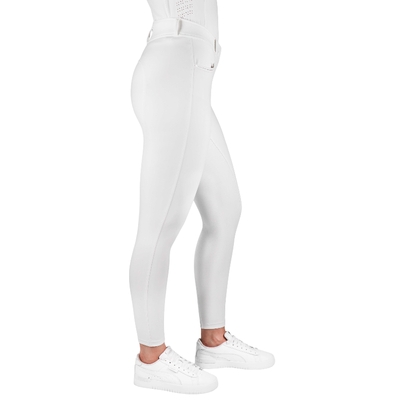 Equithème - Pantalon d'équitation femme Carly blanc