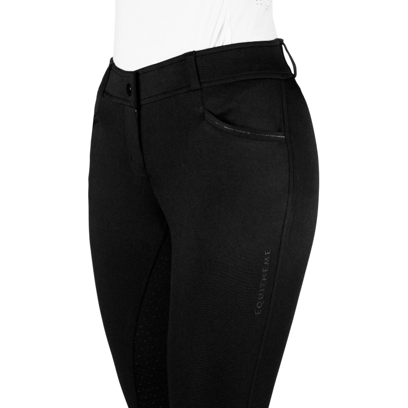 Equithème - Pantalon d'équitation femme Carly noir