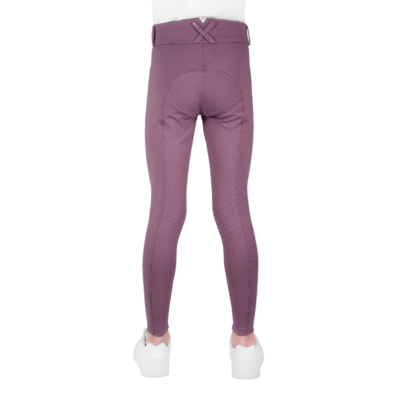 Equithème - Pantalon d'équitation junior Carly lilas | - Ohlala