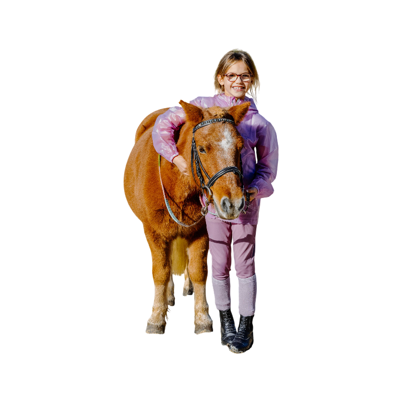 Equithème - Junior rijbroek Carly lila | - Ohlala