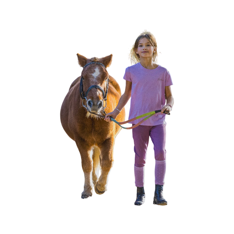 Equithème - Junior rijbroek Carly lila | - Ohlala