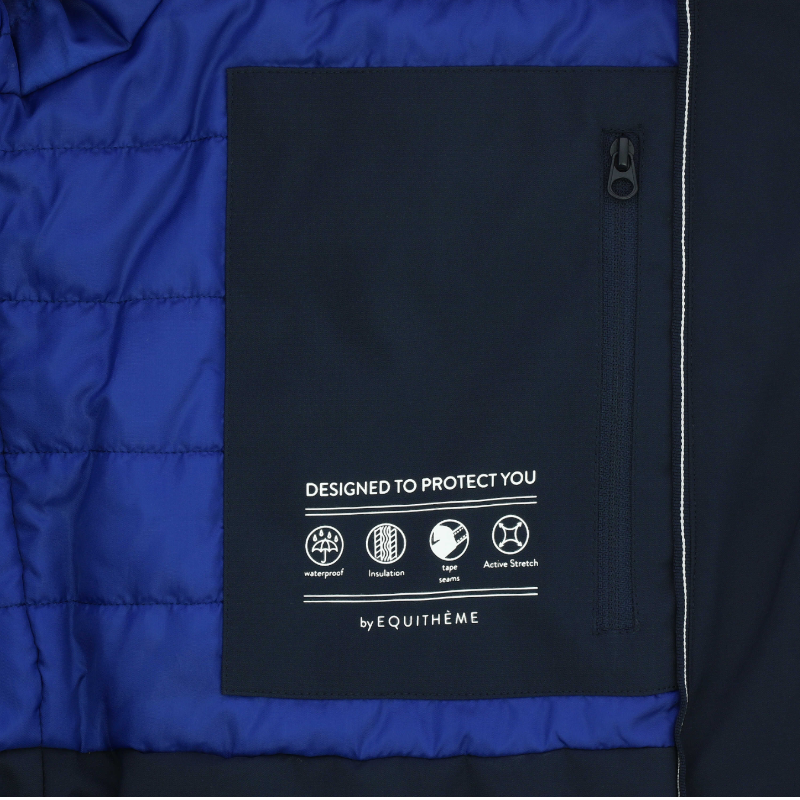 Equithème - Parka homme Baptiste marine