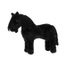 Equithème - Pluche mini pony Éclair zwart | - Ohlala