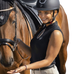 Equithème - Mouwloze damespoloshirt Sarah zwart | - Ohlala