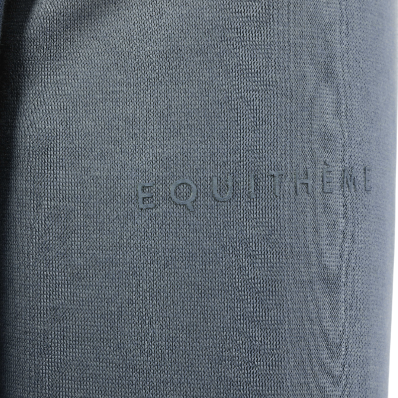 Equithème - Sweat à capuche unisexe Axel gris