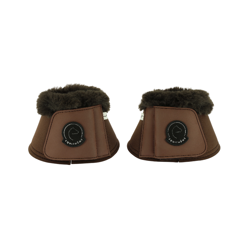 Equithème - Cloches Snuggy Je t'aime marron