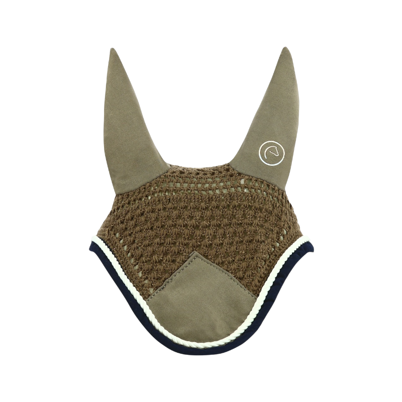 Equithème - Bonnet chasse-mouches Polyfun taupe