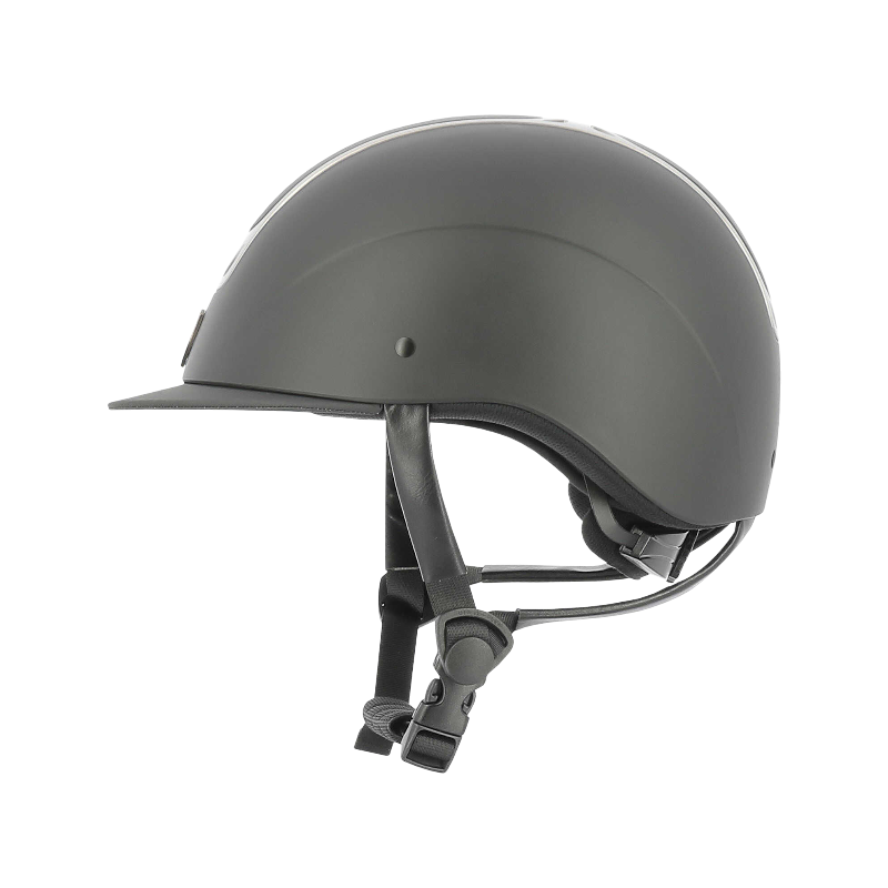 Equithème - Casque d'équitation Pepit noir/ or rose