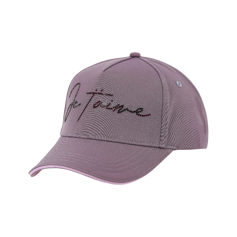 Equithème - Casquette Je T'aime Aude lilas | - Ohlala