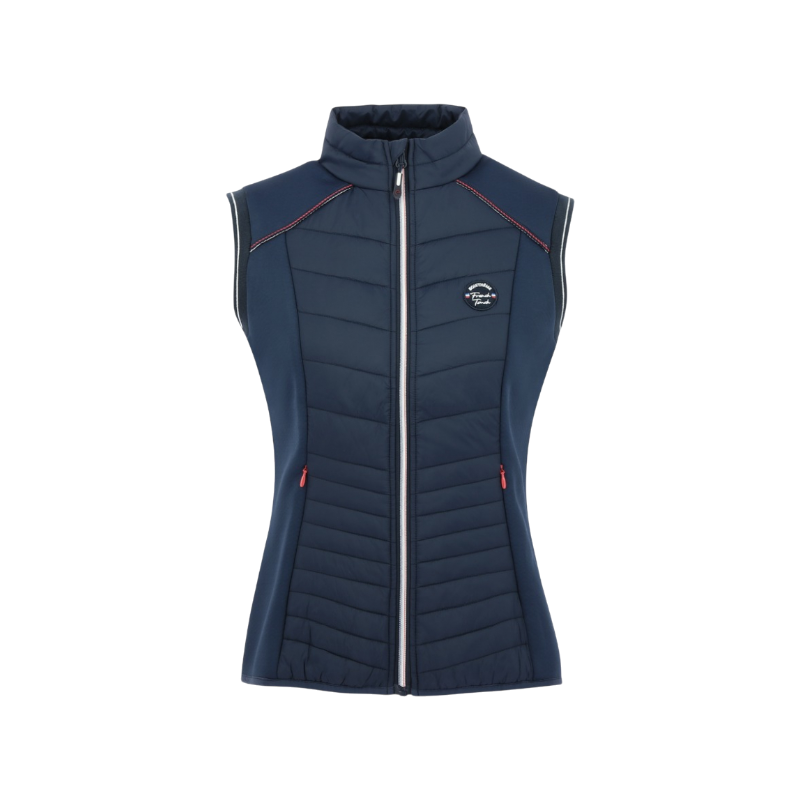 Equithème - Gilet femme sans manches Luna marine