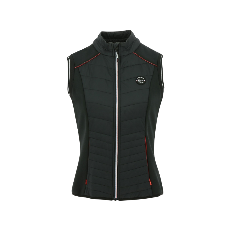 Equithème - Gilet femme sans manches Luna noir