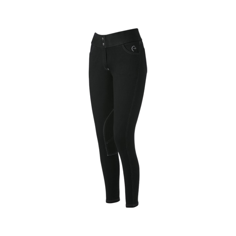Equithème - Legging d'équitation enfant Pull On marine