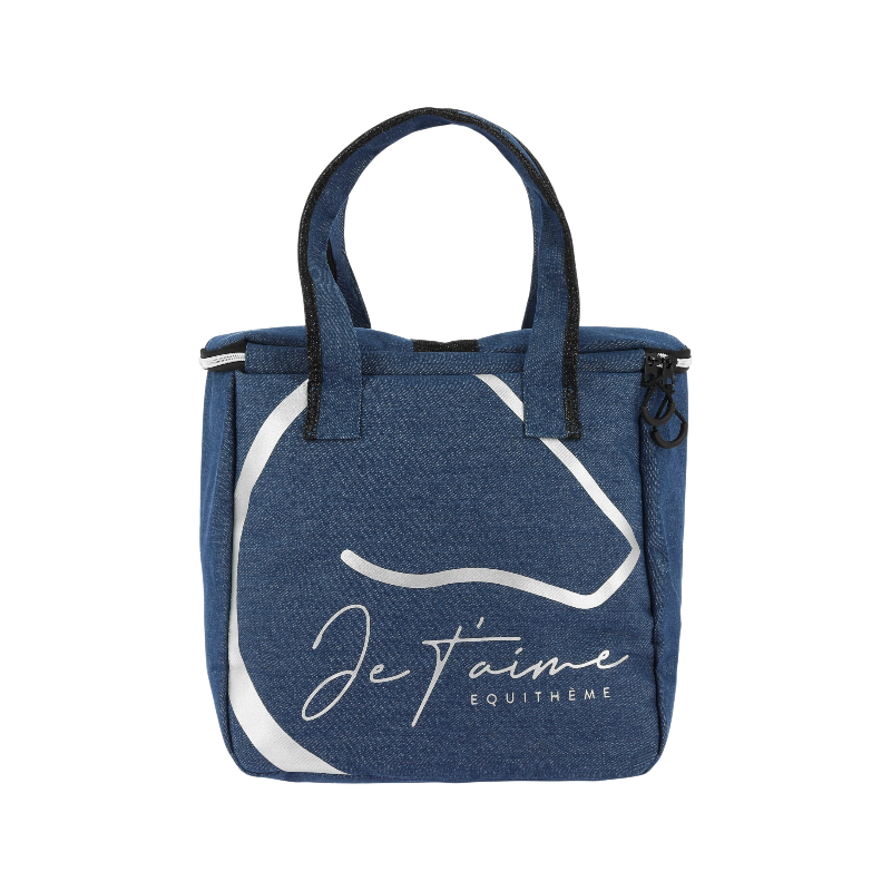 Equithème - Sac de groom Je T'aime denim | - Ohlala