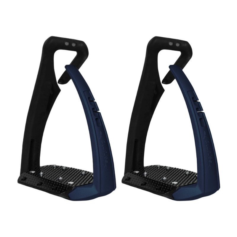 Freejump - Étriers Soft'Up Pro + pearl marine/ noir