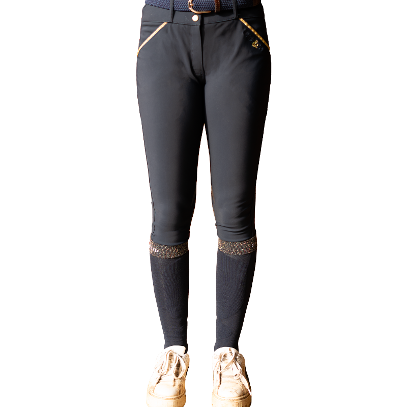 Flags & Cup - Pantalon d'équitation femme Catarina gris
