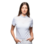 Flags & Cup - Polo de concours manches courtes femme Isla blanc | - Ohlala