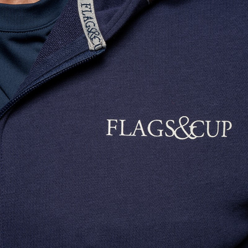 Flags & Cup - Sweat à capuche homme Sacramento marine