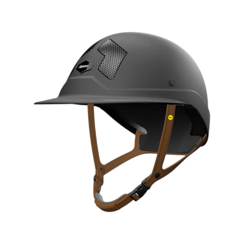 Flex On – Rijhelm Armet Dark MIPS met bruine kinriem en gemengd vizier