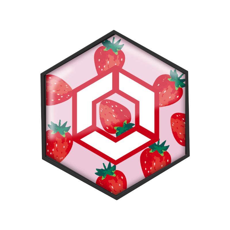 Flex On - Helmsticker Armet Trex On Fruits Aardbeien