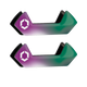 Flex On - Stickers Safe On Gradient vert/ violet | - Ohlala