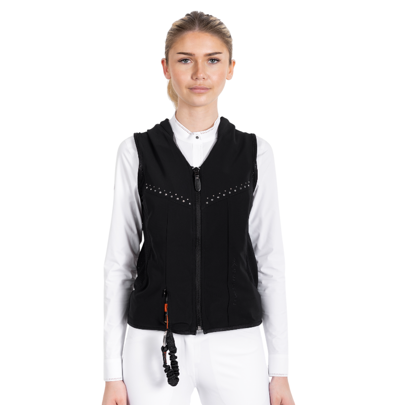 Freejump - Gilet airbag Crystal Preciosa noir