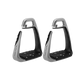 Freejump - Étriers Soft'Up Classic + argent / noir | - Ohlala