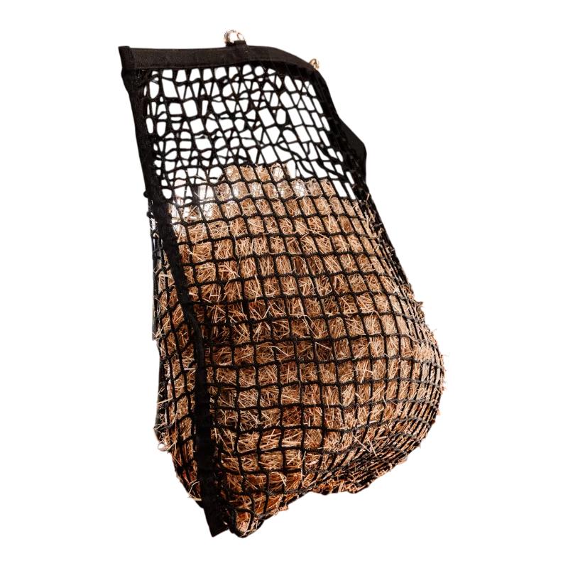 Grooming Deluxe - Filet à foin carré Easy Fill noir 3cm