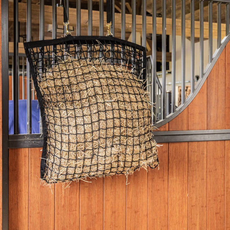 Grooming Deluxe - Filet à foin carré Easy Fill noir 4,5cm