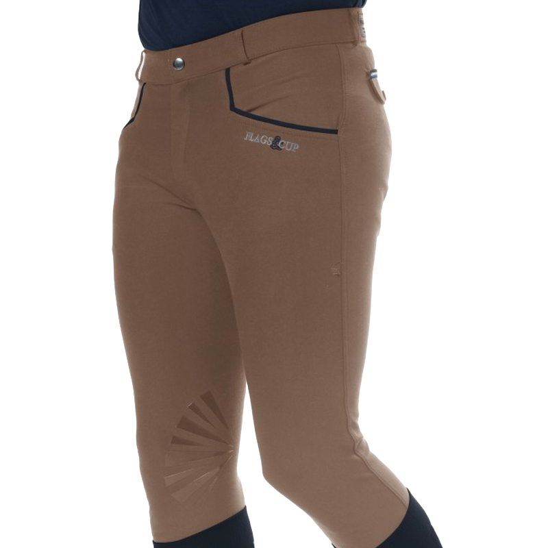 Flags & Cup - Pantalon d'équitation homme Vadso moka