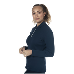 Flags & Cup - Polo manches longues femme Rib Tolsona marine | - Ohlala