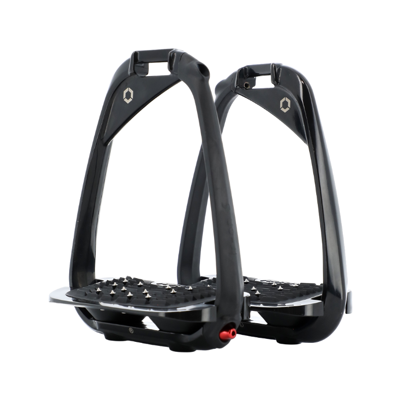 Flex On - Étriers de sécurité Iron S incliné ultra grip noir/ noir