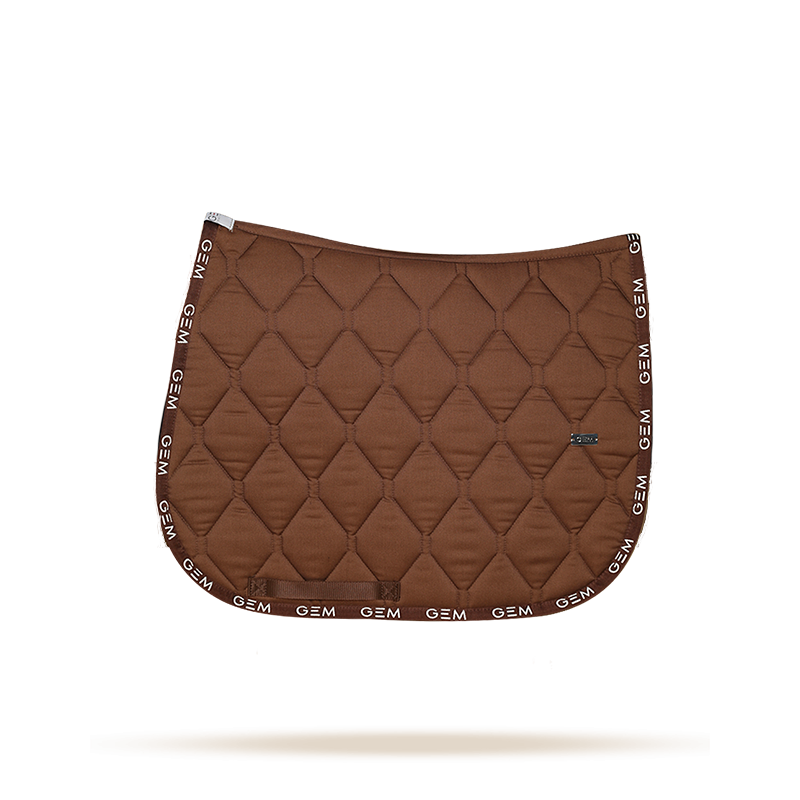 GEM - Tapis de selle Love chocolat