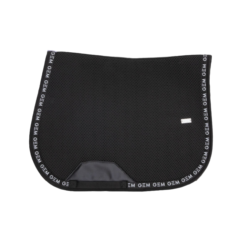 GEM - Tapis de selle Mesh grip noir/ siver | - Ohlala