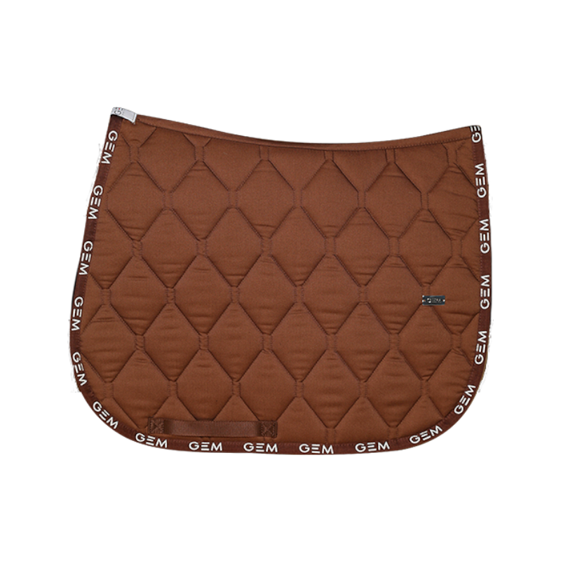 GEM - Tapis de selle Love chocolat