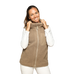 GEM - Veste sans manches mouton On femme chataigne | - Ohlala