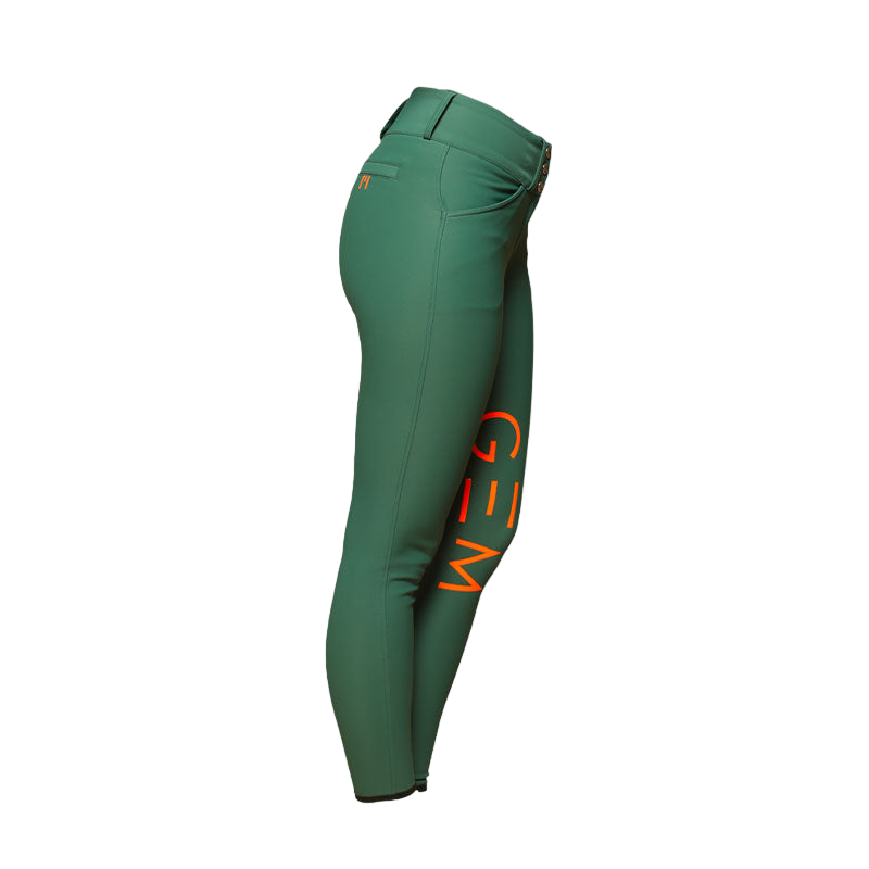 GEM - Pantalon d'équitation femme Max vert | - Ohlala