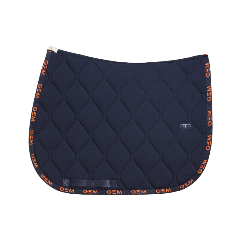 GEM - Tapis de selle Love marine/ corail