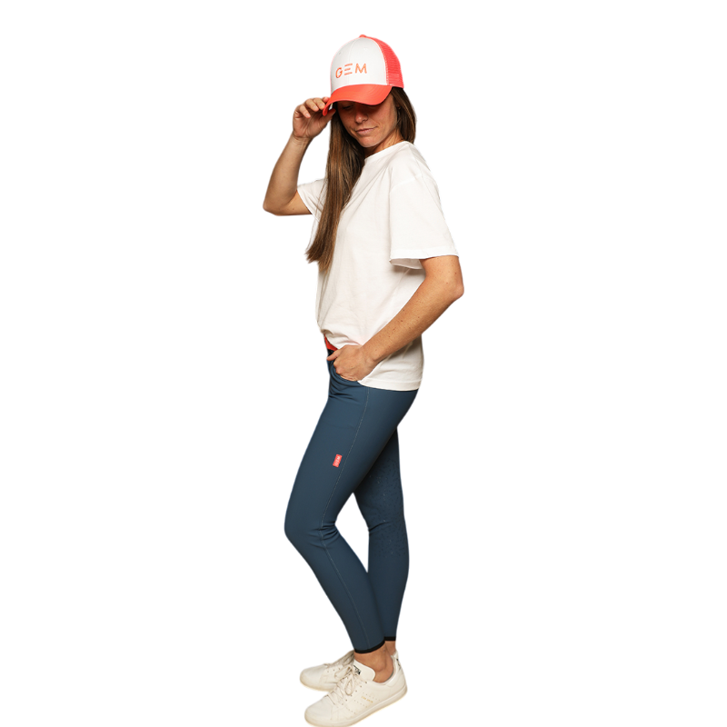 GEM - Pantalon d'équitation femme John bleu celtique