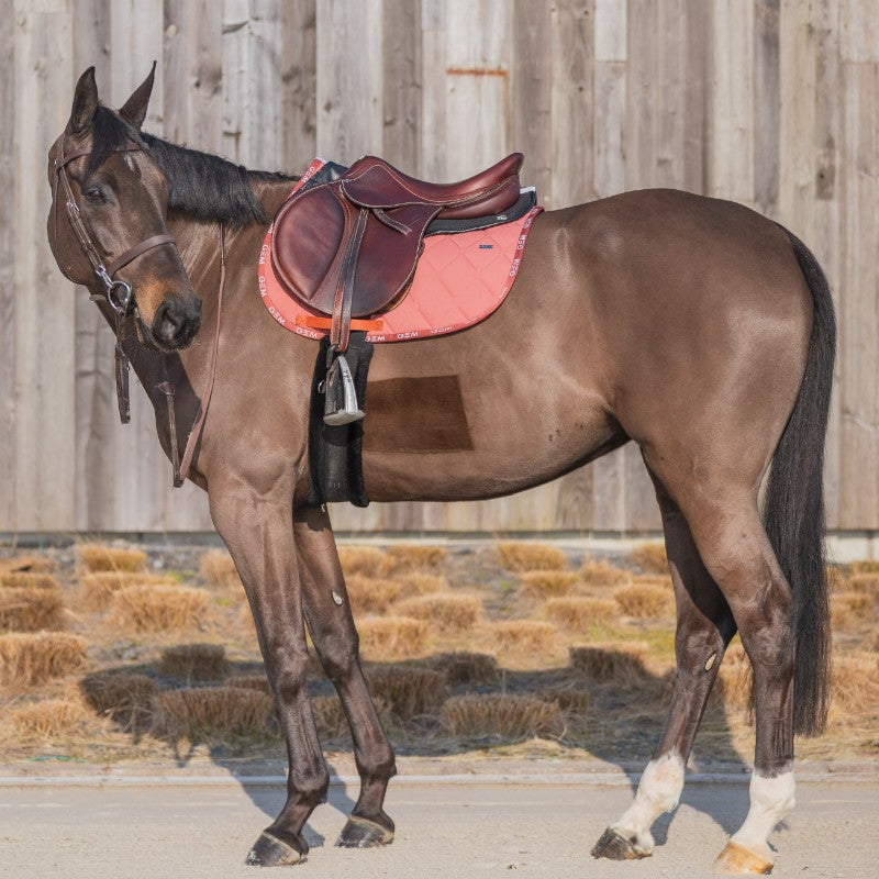GEM - Tapis de selle Love rouille