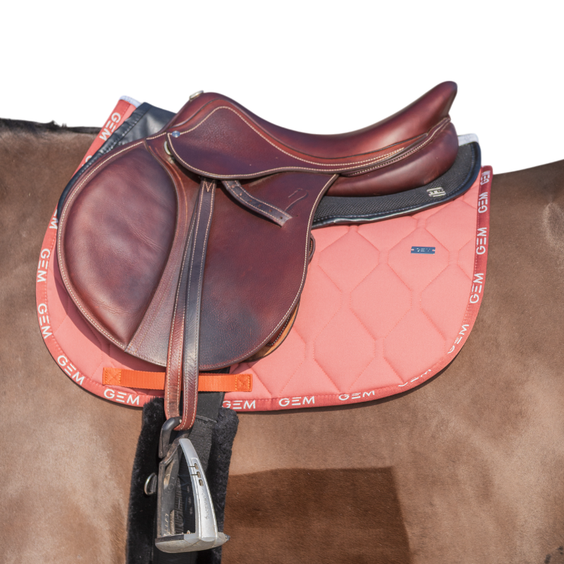 GEM - Tapis de selle Love rouille