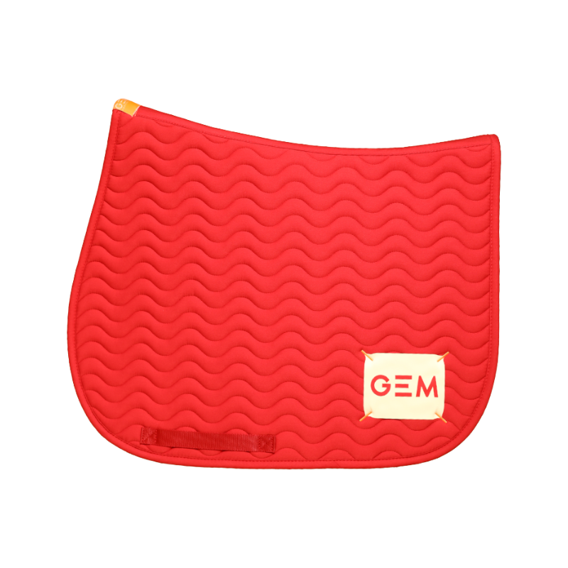 GEM - Tapis de selle Touc Touc rouge