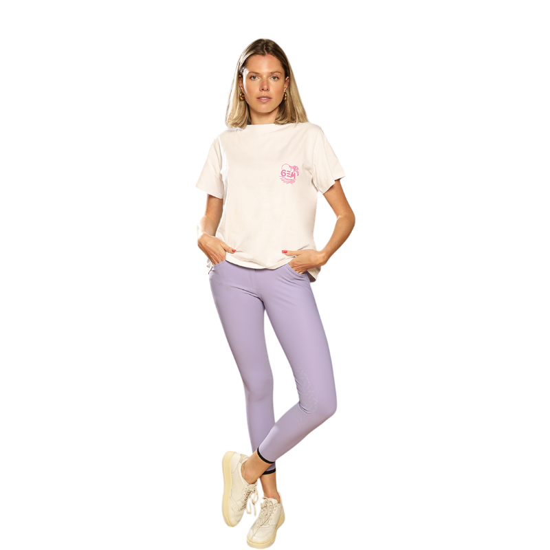 GEM - Pantalon d'équitation femme John violette