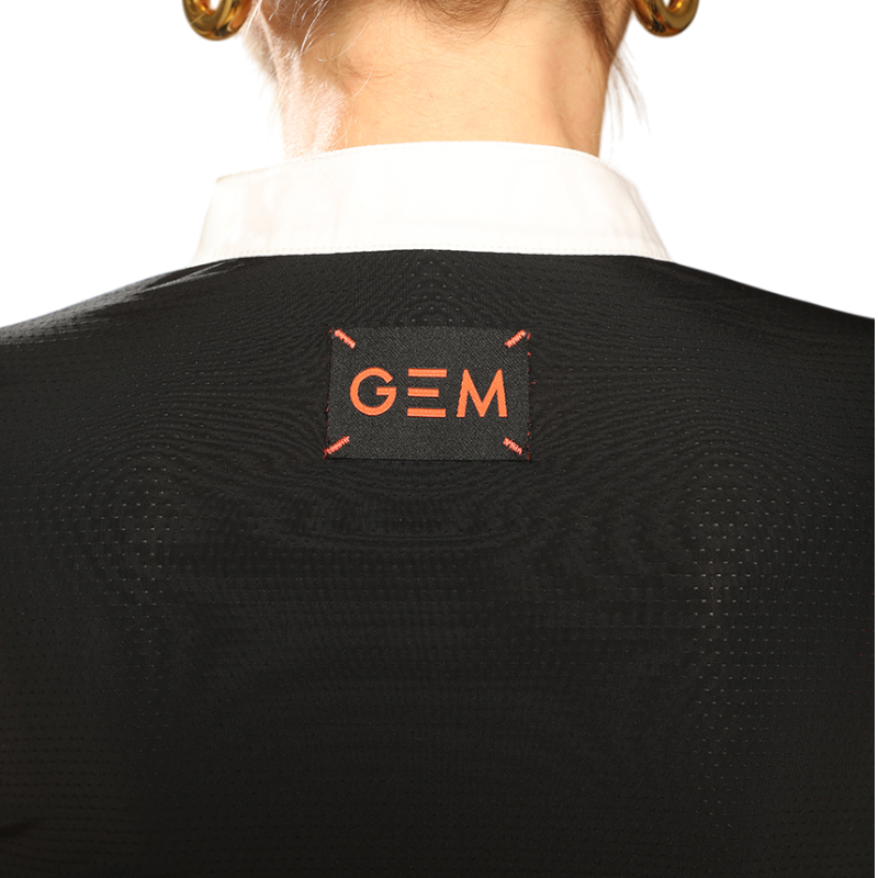 GEM - Polo de concours manches longues femme Archie noir