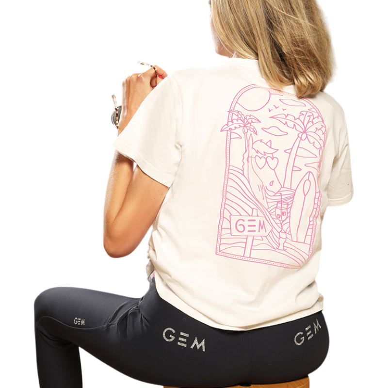 GEM - Tee-shirt pour femme Maho blanc