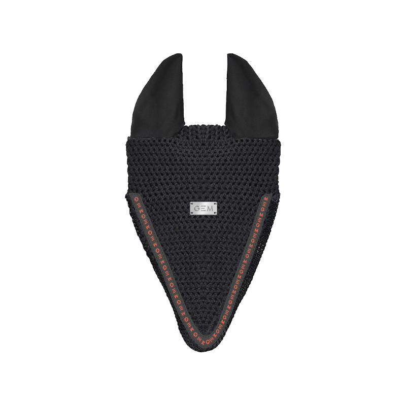 GEM - Bonnet long Essentiel noir/ corail