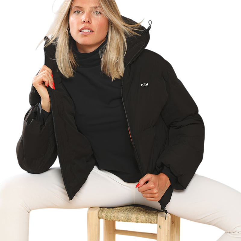 GEM - Doudoune femme Royale noir