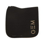 GEM - Tapis de dressage Ten noir/ logo léopard