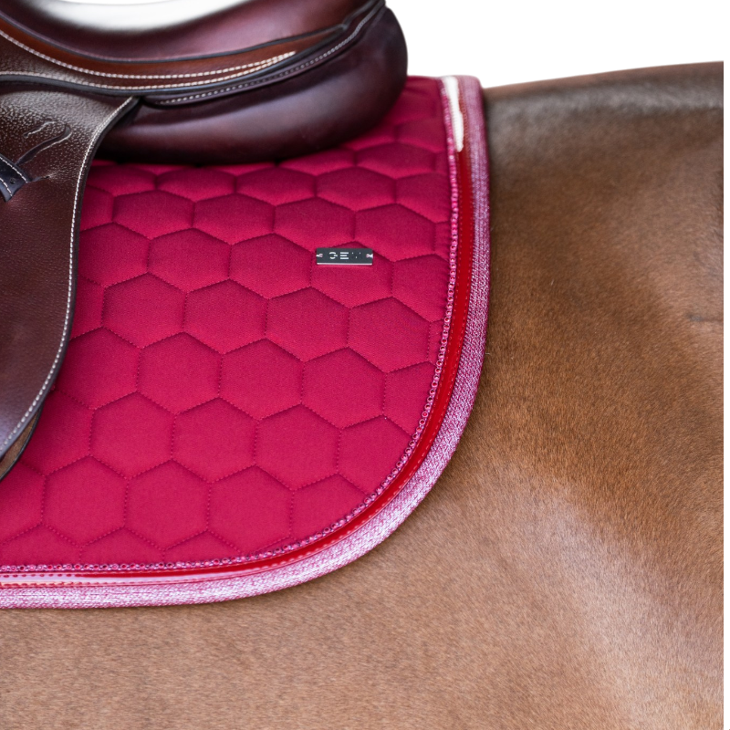 GEM - Tapis de selle Atlas cerise